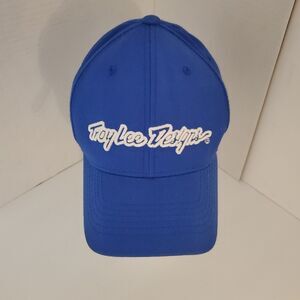 Troy Lee Designs TLD Snapback Hat Cap Blue Motocross Adjustable Baseball Mens